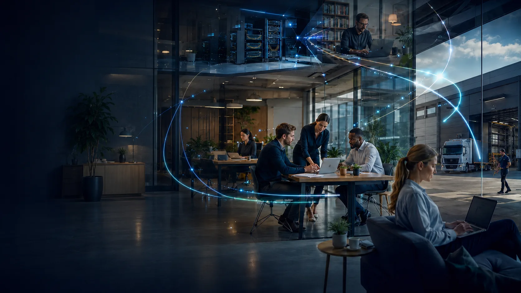 Équipe, réseau et infrastructure connectée